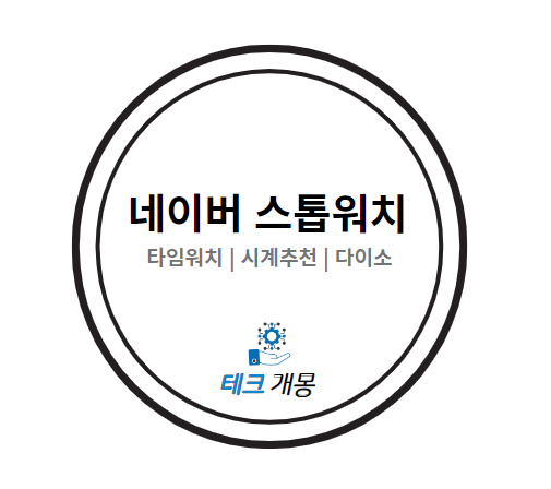 <b>네이버</b> 스톱워치 타임워치 사용법 및 <b>시계</b> 추천 TOP5 | 드레텍... 