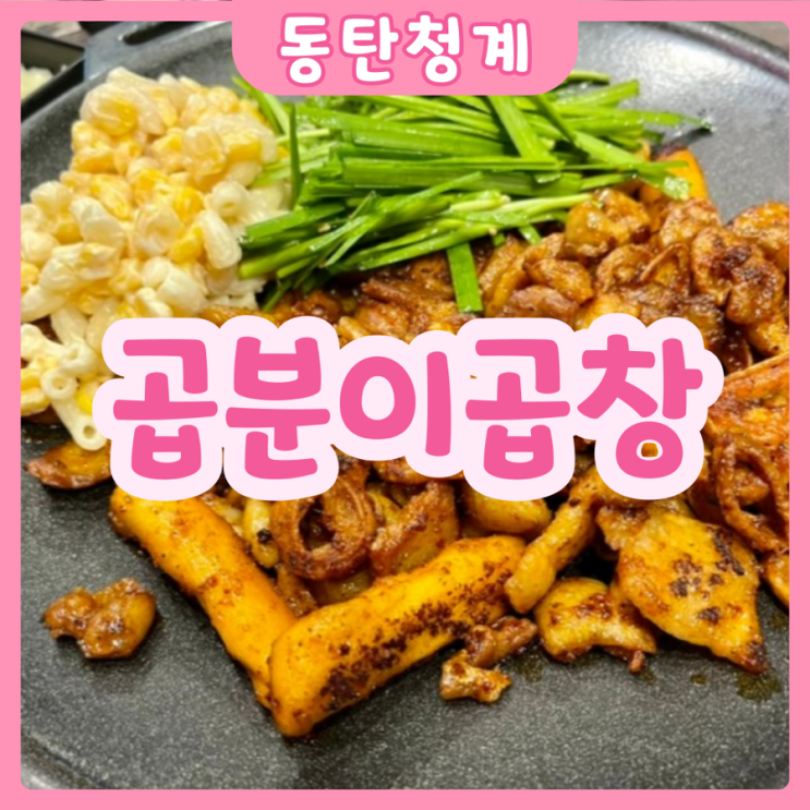 [화성|동탄청계] 곱분이곱창 | 술이 술술 들어가는 동탄곱창맛집!