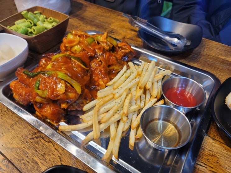  오븐마루 신상 칠곡 꿀마라치킨- 화끈하게 매운 구로 마라치킨!