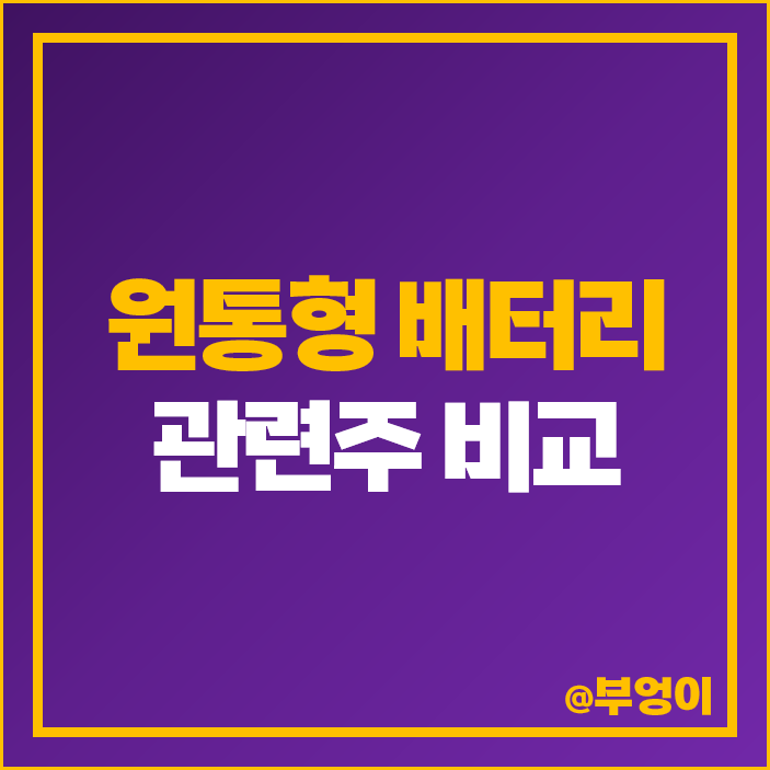 원통형 배터리 관련주 전기차 테마주 금양 주식 나인테크 주가 원통형 배터리 관련주 전기차 테마주 금양 주식 나인테크 주가
