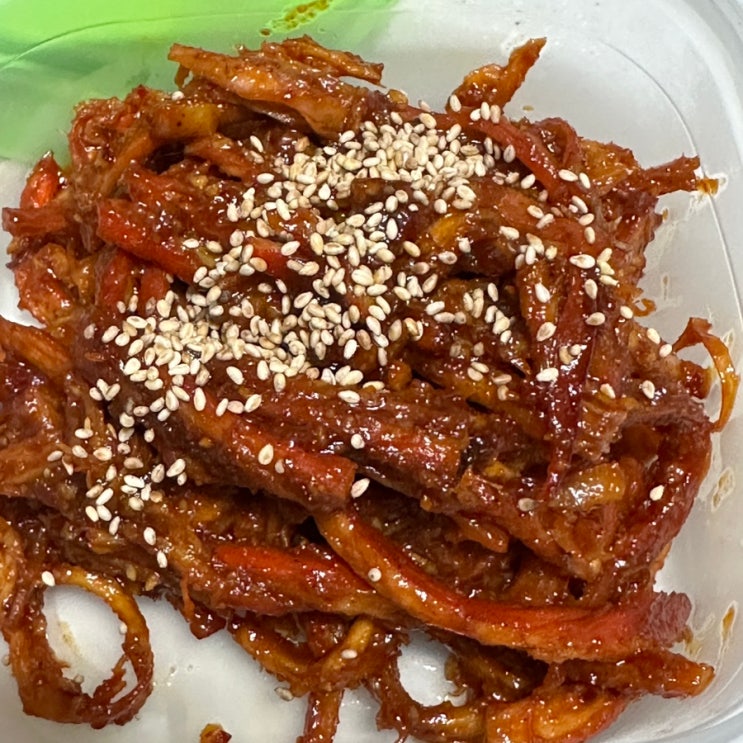 [애옹한끼] 매콤하고 진한 밥도둑, 진미채볶음