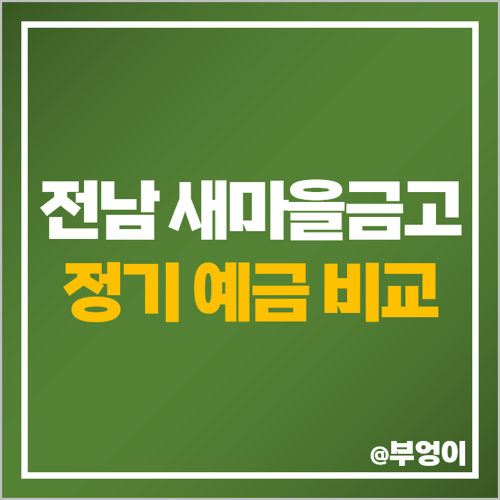 전남 새마을금고 정기예금 금리비교 고흥 광양 무안 순천 화순 전남 새마을금고 정기예금 금리비교 고흥 광양 무안 순천 화순