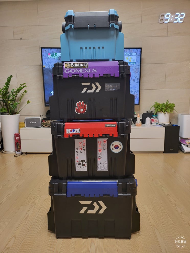  다이와 TB9000 솔티가블루 대형 태클박스 내돈내산 리뷰