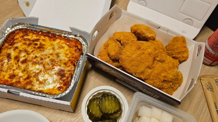  [곤지암리조트 맛집] "bbq 프리미엄 카페 곤지암 리조트"- 황올크런치너겟 + 토마토 파스타