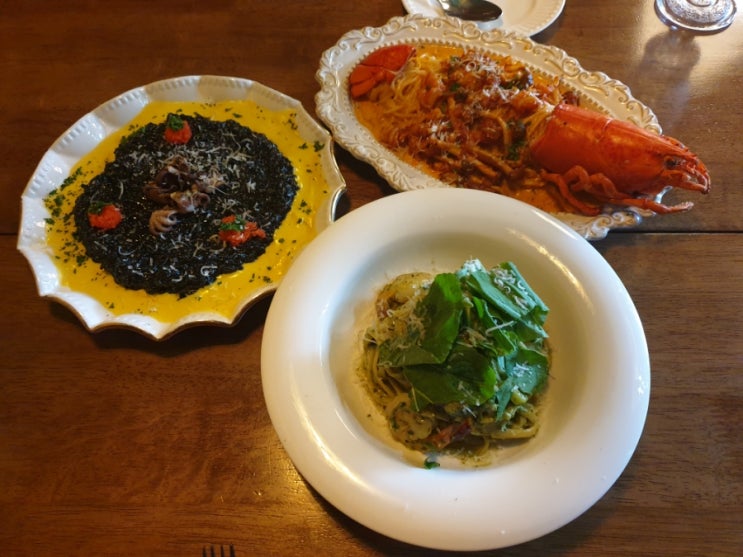 포항 영일대 양식맛집 알카노(Arcano) 식사후기_제노베제 링귀니, 랍스터 로제 파스타, 오징어 먹물 리소토 포항 영일대 양식맛집 알카노(Arcano) 식사후기_제노베제 링귀니, 랍스터 로제 파스타, 오징어 먹물 리소토