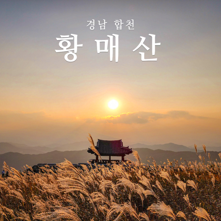  가을 경남 합천 황매산 억새, 한복 입고다녀온 최고의 노을 맛집