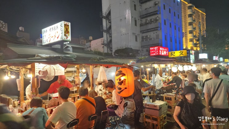  후쿠오카 놀거리 나카스 포장마차 야타이 일본 자유여행 관광지 가볼만한곳