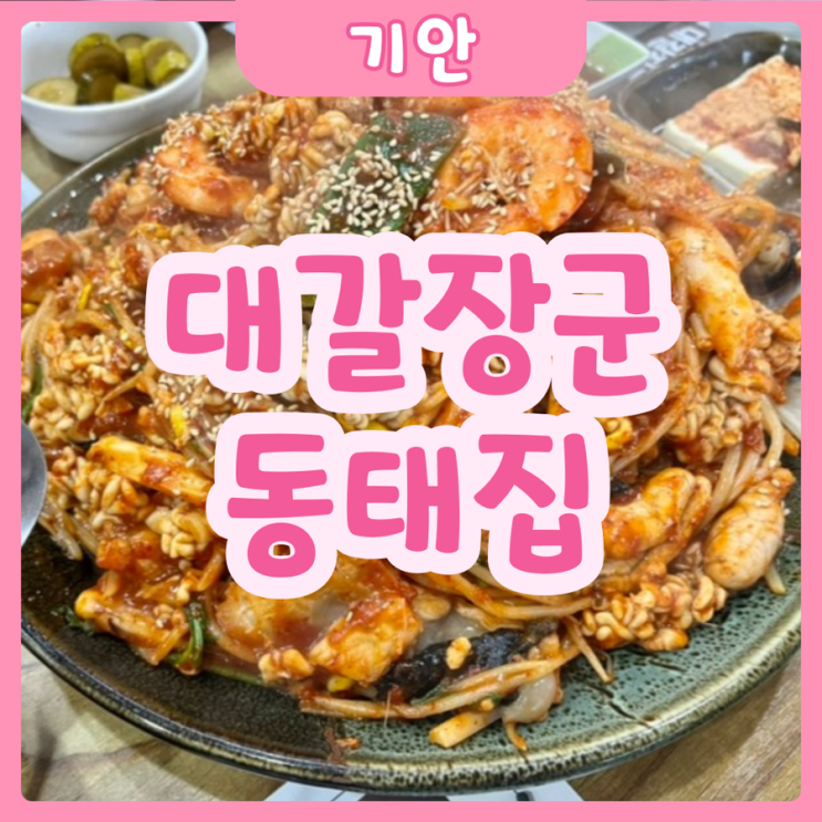  [화성|기안] 대갈장군 동태찜•탕 전문점 | 기안동 푸짐한 해물찜•볶음밥 맛집추천