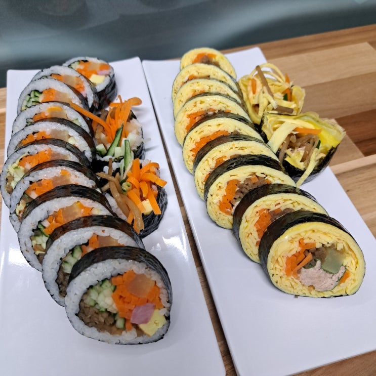  일산동) 간단하게 '소풍온김밥' - 키토 김밥