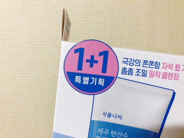 올리브영 가성비 좋은 클렌징폼 추천! 식물나라 제주 탄산수 파워 휩 클렌징 폼 내돈내산 리뷰