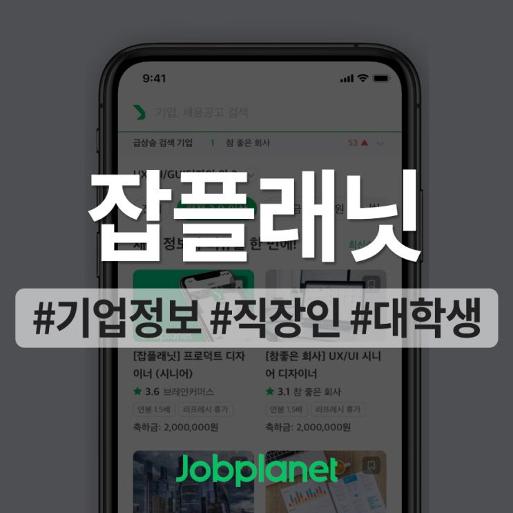 네이티브 기업 정보 포털, 잡플래닛 광고