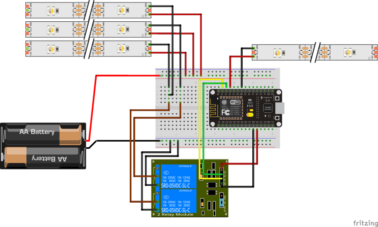  인터넷으로 껐다 켜는 피규어 전시대 LED DIY — (2) 회로 연결 및 보드 사용 준비