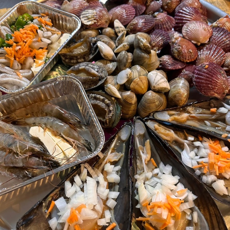  [김해 맛집] 산 오징어 회가 땡길땐 어디?? '숙이네 조개전골' 장소, 후기