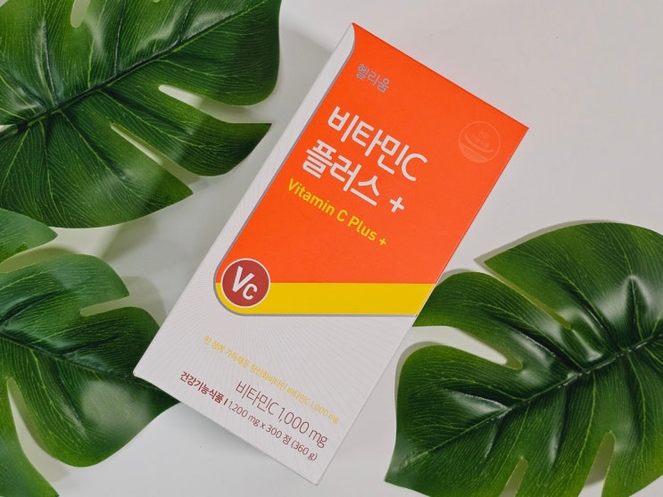  고함량 1000mg 헬리움 비타민C 플러스 대용량 비타민