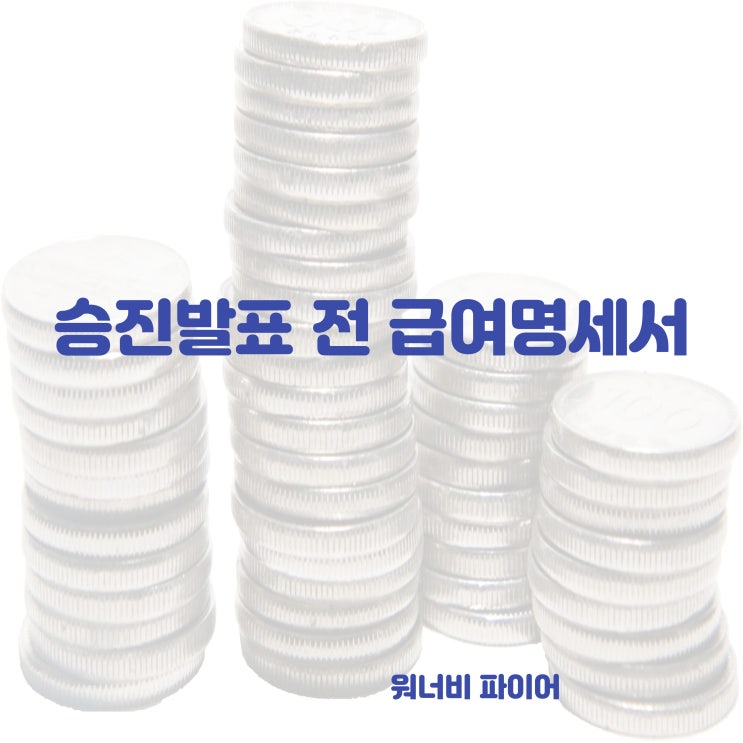  사무관(5급) 승진자 발표 전 마지막 급여(월급) 명세서(와이프가 처참하다고 한 이유, 6급 9호봉)