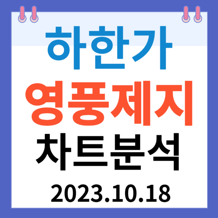 영풍제지 주가차트분석과 하한가 영풍제지 주가차트분석과 하한가
