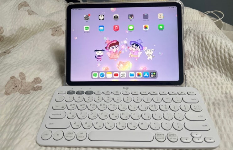  아이패드 에어 5 KAN 케이안 케이스/로지텍 K380/퍼니메이드 수납 파우치 리뷰