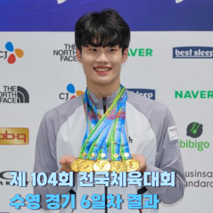 수영 경기 6일차 결과 브리핑(<b>황선우</b> 5관왕, 대회 <b>MVP</b> 수상)