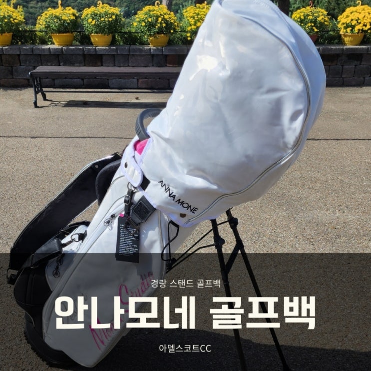  경량 스탠드 골프백 안나모네 캐디백 한달 사용후기!