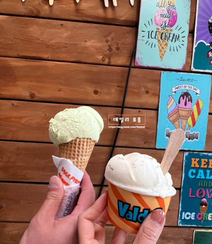  아이슬란드 레이캬비크 여행 아이스크림 맛집 내돈내산 후기 Ísbúðin litla Valdís