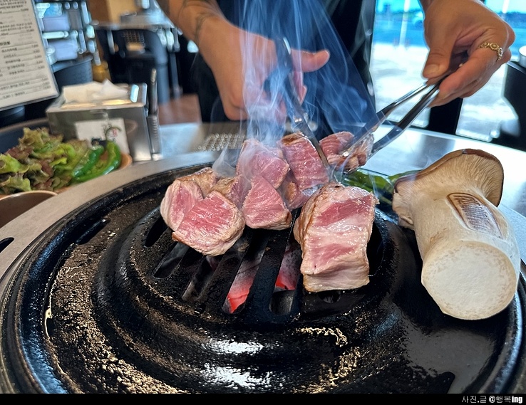  제주도 흑돼지 맛집 제주공항인근 오션뷰 좋은 곱들락 제주공항점