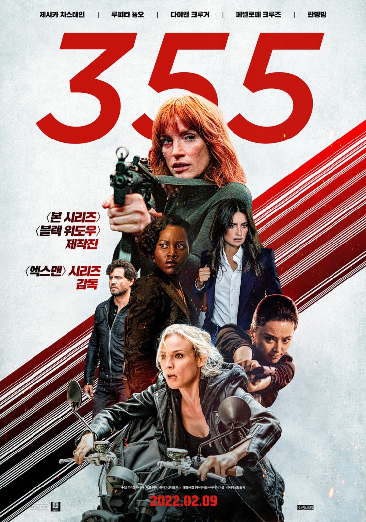 355(2022) - 화려한 캐스트가 아까운 허술한 첩보 액션