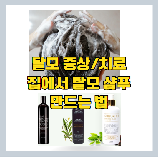  탈모에 좋은 성분과 집에서 [커피 샴푸] 만드는 법 | 탈모 원인, 증상 , 치료 방법 정리