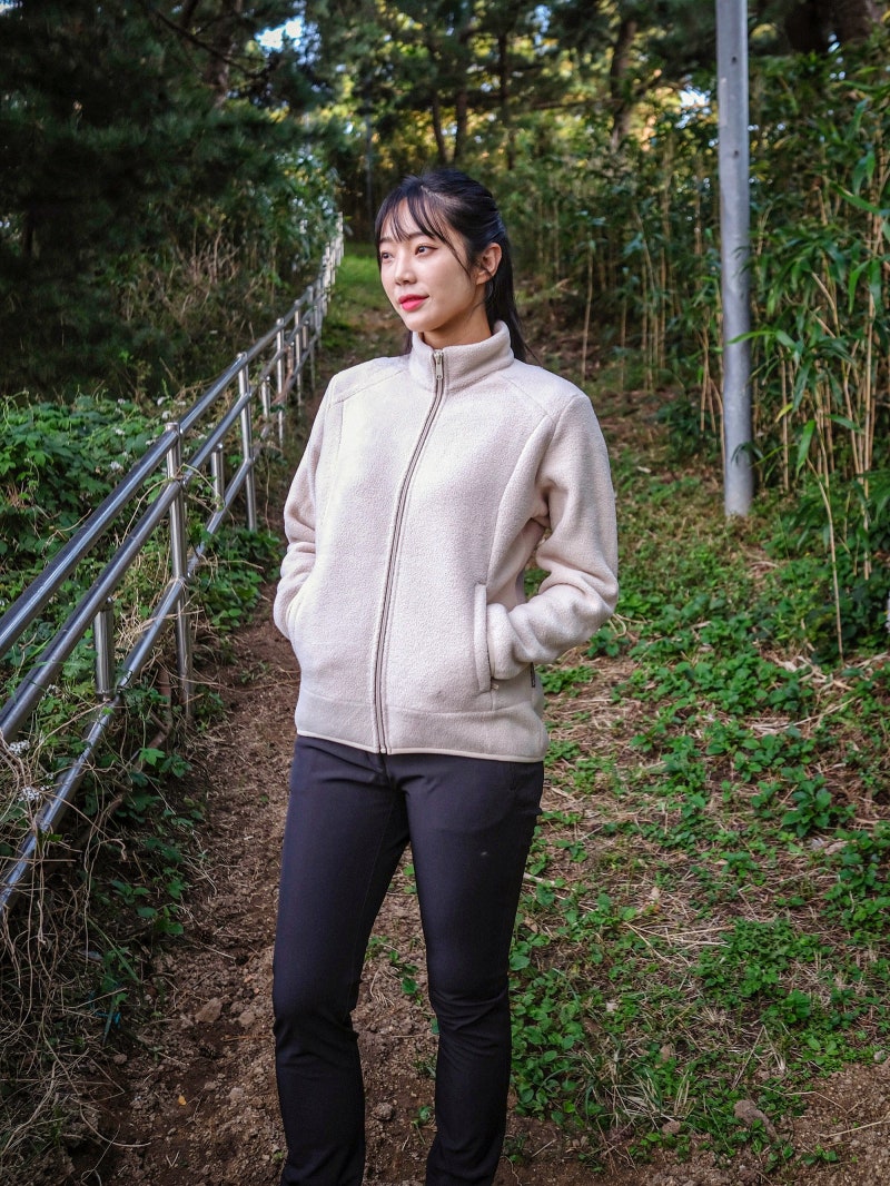 등산복 코디해본 가을 여성 후리스 자켓 등산바지 @레드페이스