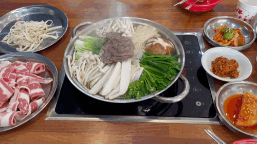 <b>청주</b> 주성동맛집 쌀쌀한 <b>날씨</b> 만두전골 경희네만두