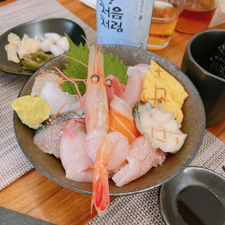  고퀄 사시미 가득한 광교 카이센동, 광교호수공원맛집'호일'