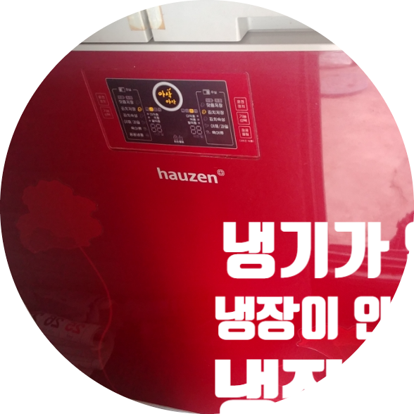 냉기가 약해서 김치가 모두 시어서 못 먹는다고 하시네요 삼성 하우젠 김치냉장고 수리        hauzen HRS221GPY