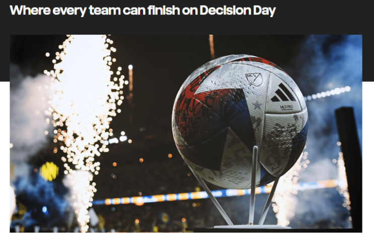 [231021] MLS DECISION DAY 플레이오프 방식 및 컨퍼런스별 동기부여 정리 [....