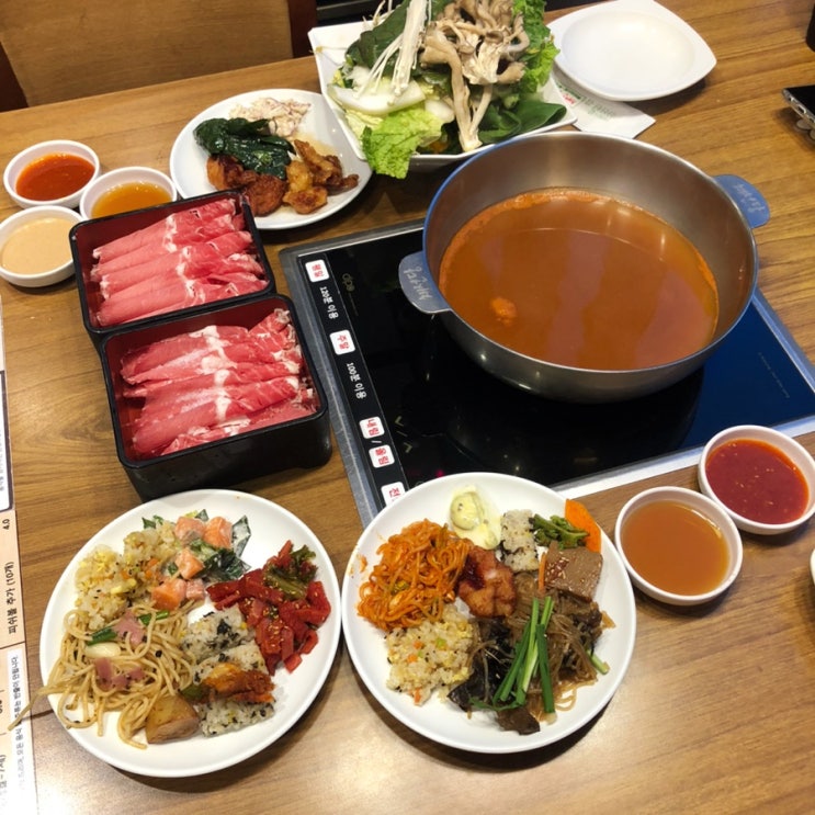  송도샤브샤브맛집 채선당플러스 글로벌캠퍼스맛집 킹정