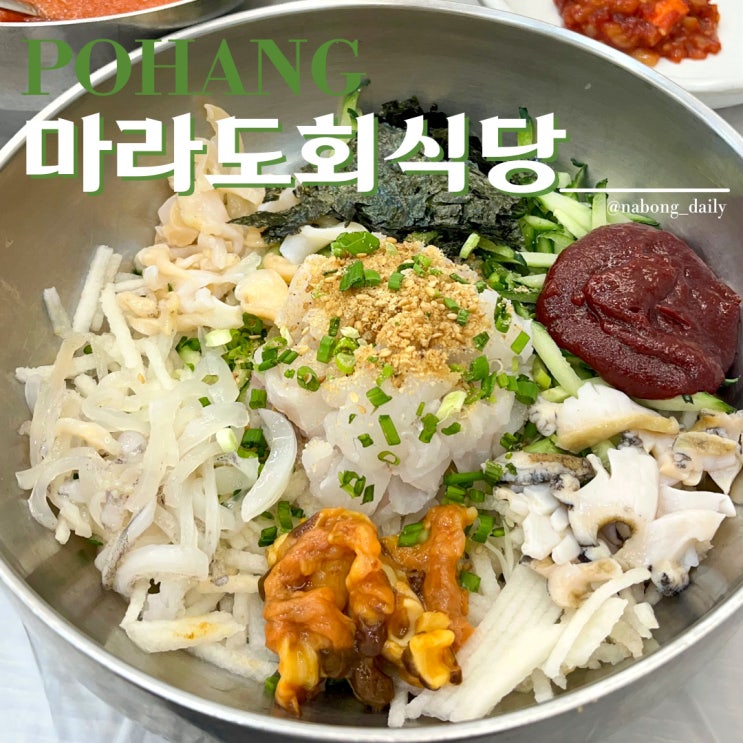  포항 물회 맛집 마라도회식당 마라도횟집 최강달인물회