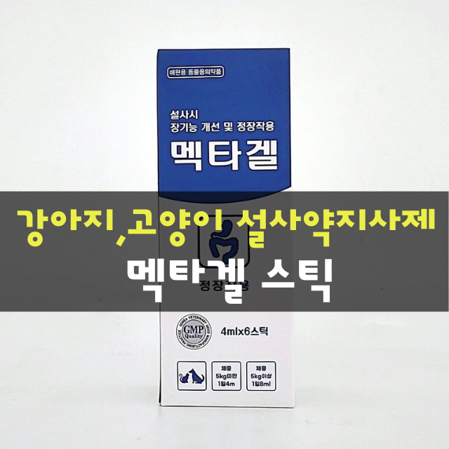 [경산시동물약국]강아지,고양이 설사할 때 짜먹는 지사제-멕타겔