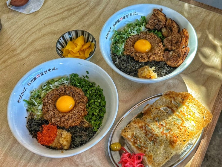  경주 황리단길 일식 소바카게 통통한 자가제면 우동 마제소바 맛집