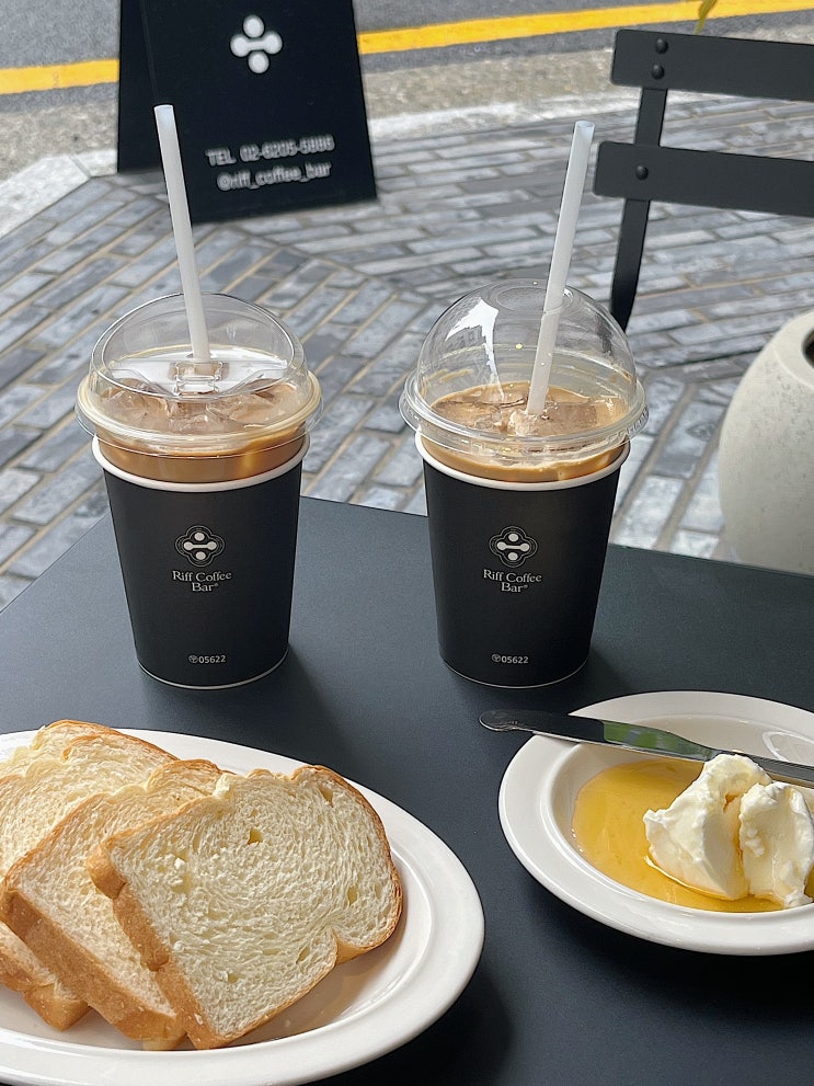 잠실 송리단길 커피 맛집 카이막 디저트 카페 리프커피바 내돈내산, 웨이팅 방법