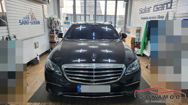  벤츠 W213 N-LINK2 아틀란네비 탈거후 카링킷 프로 에어터치 장착