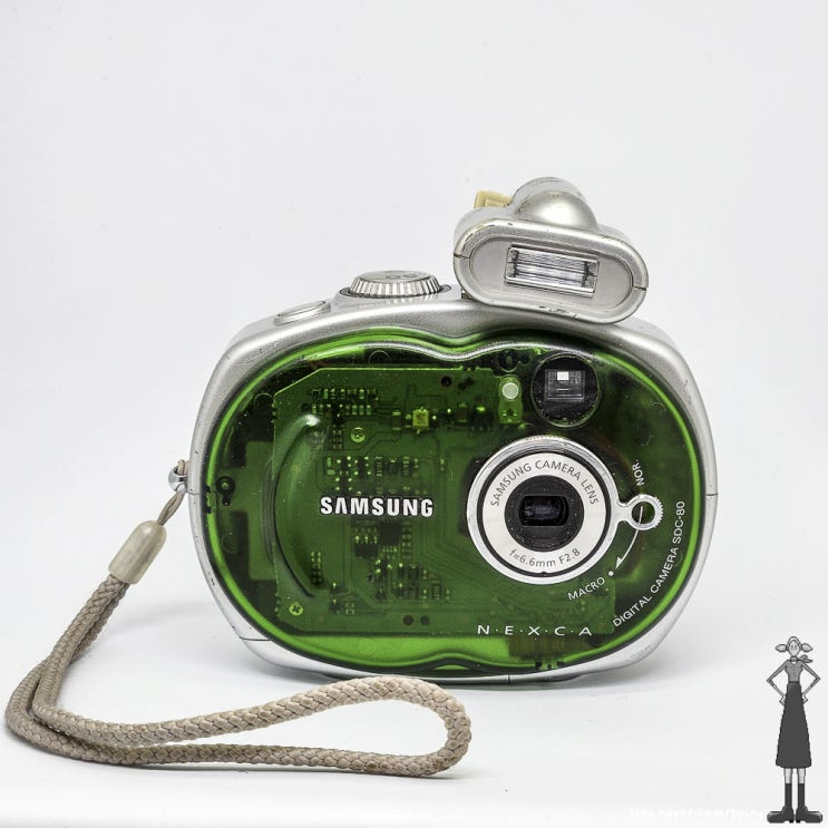 삼성전자 최초 컴팩트 디지털카메라 SDC-80 심폐소생기. 레트로카메라, 토이카메라, 스마트미디어카드(SmartMediaCard) usb리더기 정보