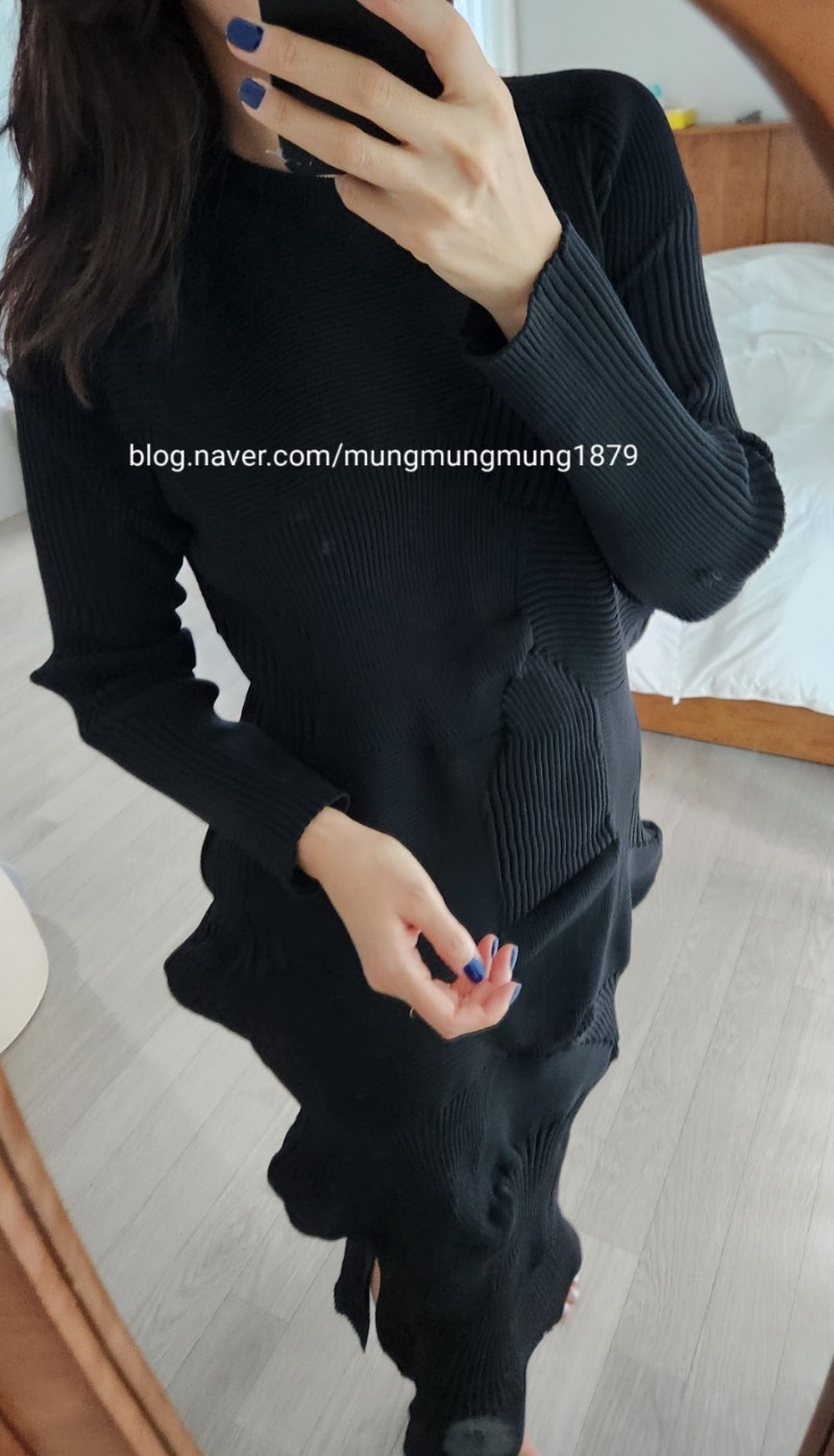 이세이 미야케 코네코네 원피스 블랙 후기