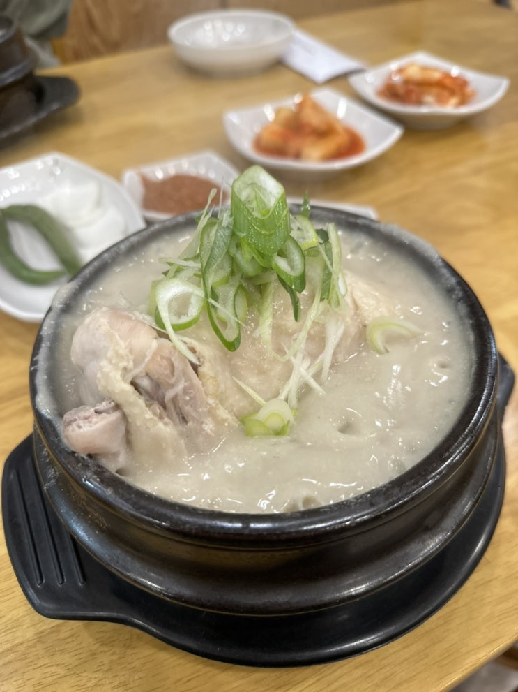 송도 스마트밸리 맛집 장수한방삼계탕 삼계탕으로 몸보신