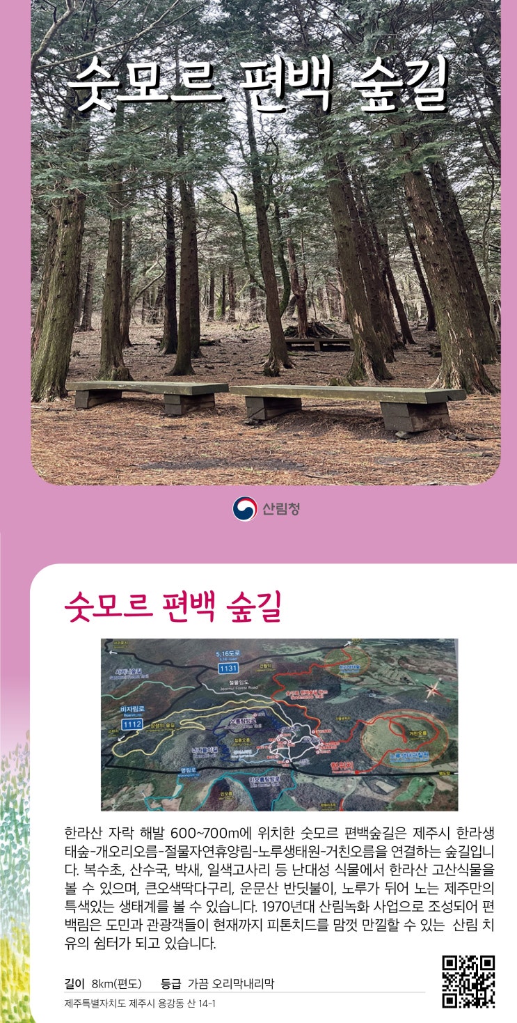 걷기 좋은 명품숲길로 초대합니다 걷기 좋은 명품숲길로 초대합니다