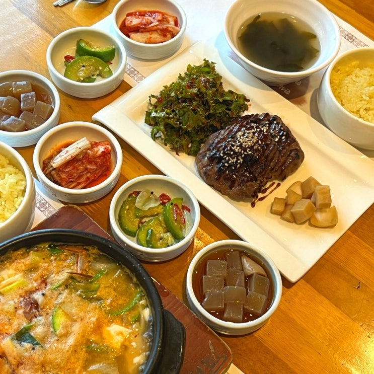  주차 가능한 용산 숙대입구역 한식 맛집 추천, 더함