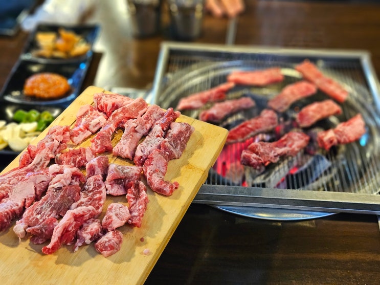  구월동 소고기 - 가성비 좋은 구월동 고기집, 갈비살이 맛있는 황소야 인천시청점에서 남편과 저녁데이트!