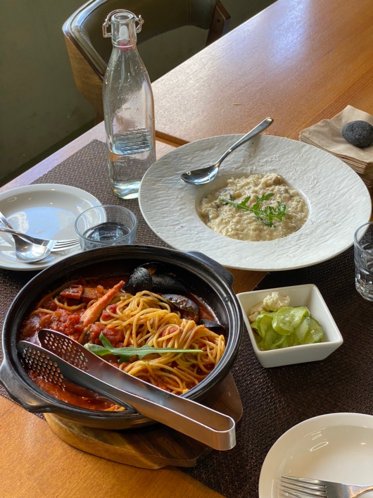  청담 파스타맛집 청담 레스토랑 청담그롬에서 조용하게 모임!