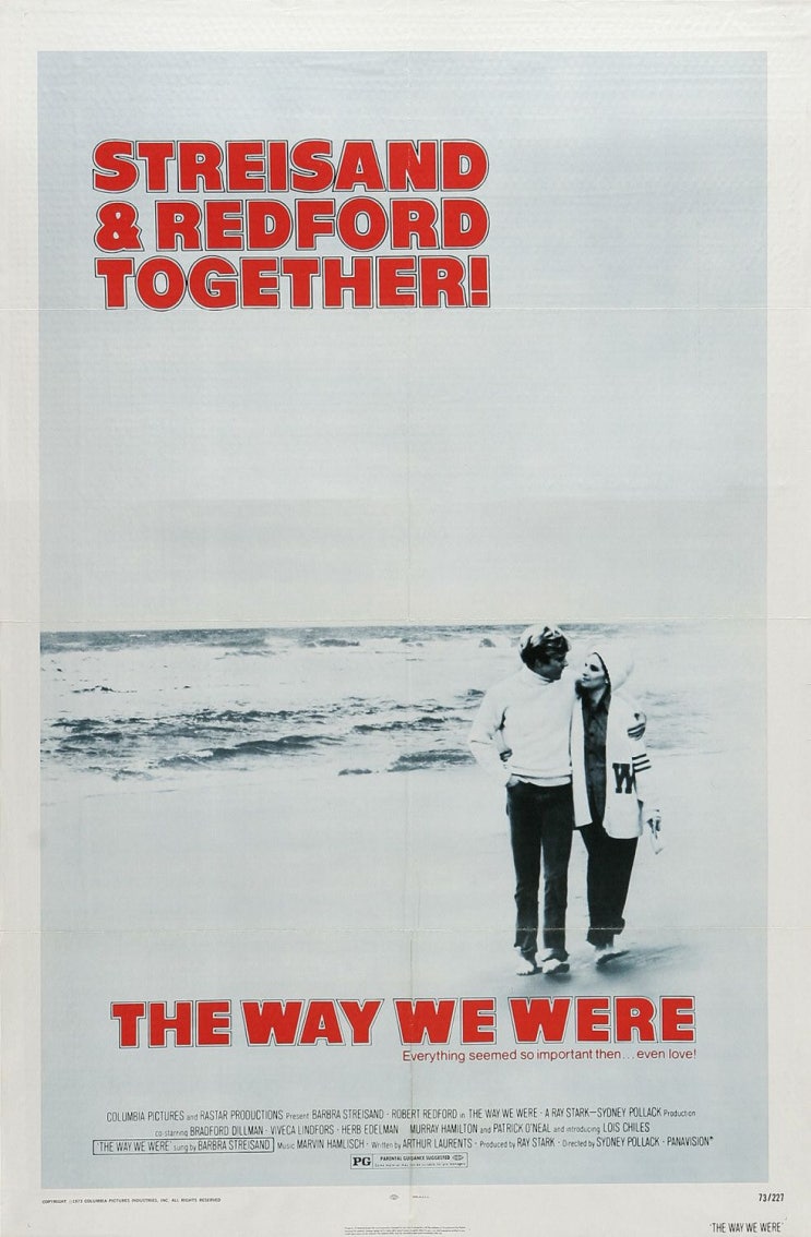  추억(追憶)(1973) - 스트라이샌드와 레드포드의 아름다운 조합, 그리고 명곡 "The Way We Were"