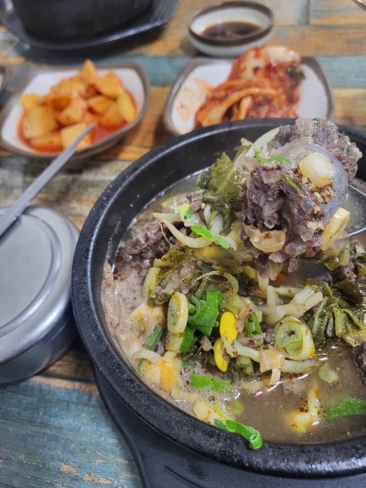  마포 공덕역 맛집 쌀쌀한 날씨에 국물진한 뚝배기 양평해장국