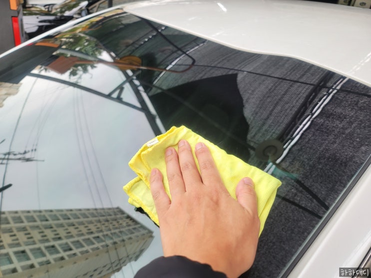 차량관리 ㅣ 겨울철 자동차서리 방지를 위한 에이넘버원 유막 제거제 및 발수코팅제 손쉬운 제품 사용 후기