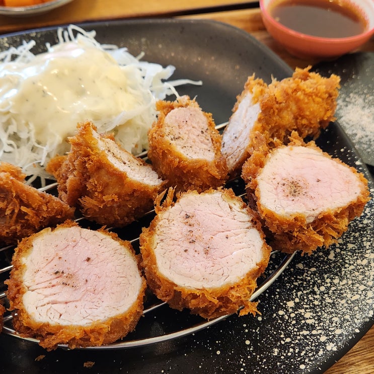  안양 댕리단길 맛집 '우동이랑 돈까스'. 도톰한 돈카츠가 맛있어요! #내돈내산