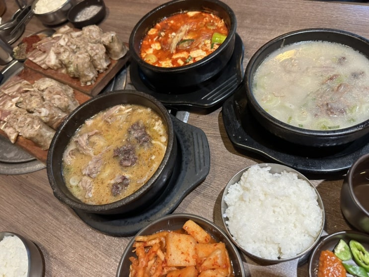  인덕원 맛집 평촌 순대국 담소 육개장 순두부